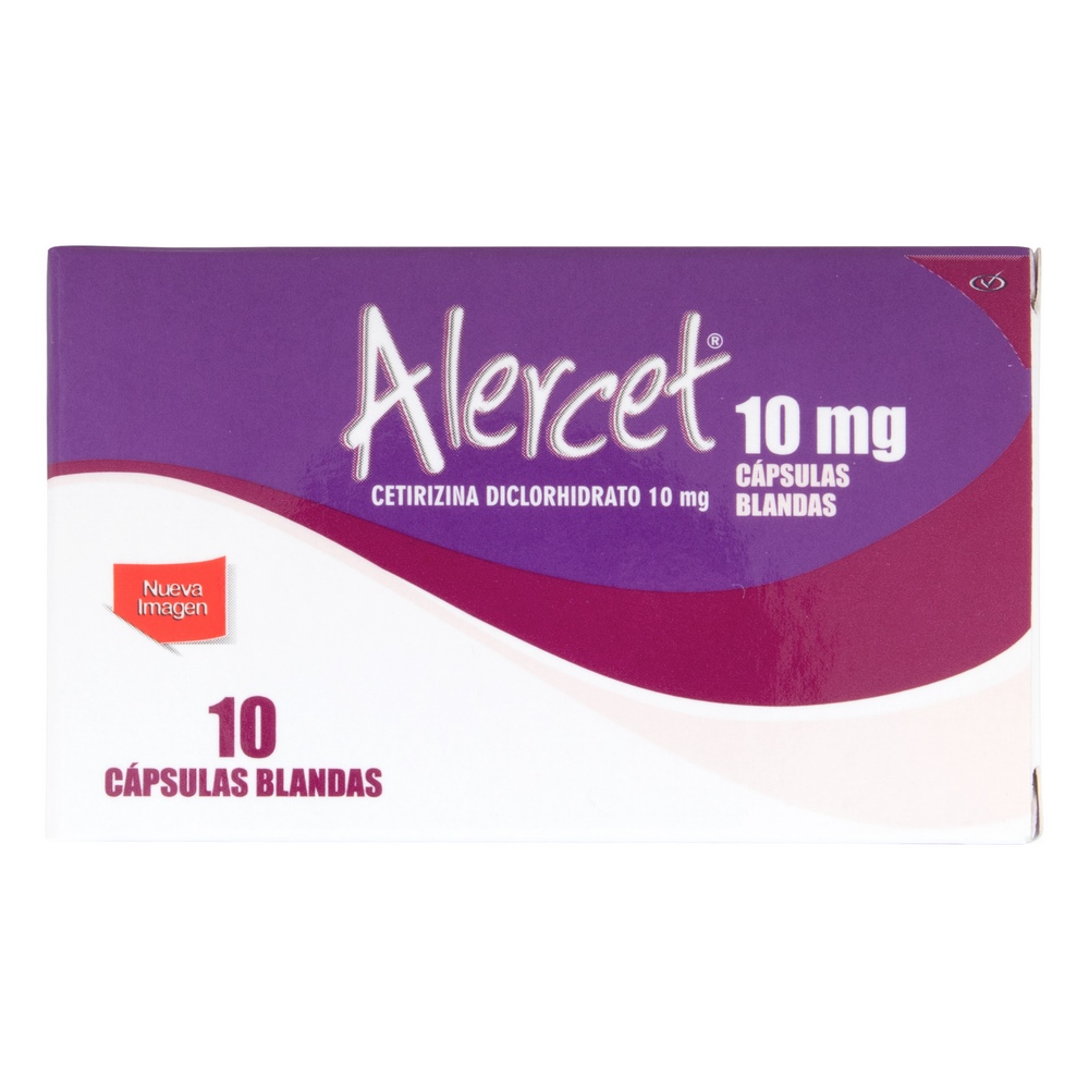 Alercet 10 mg – Cetirizina, 10 tabletas