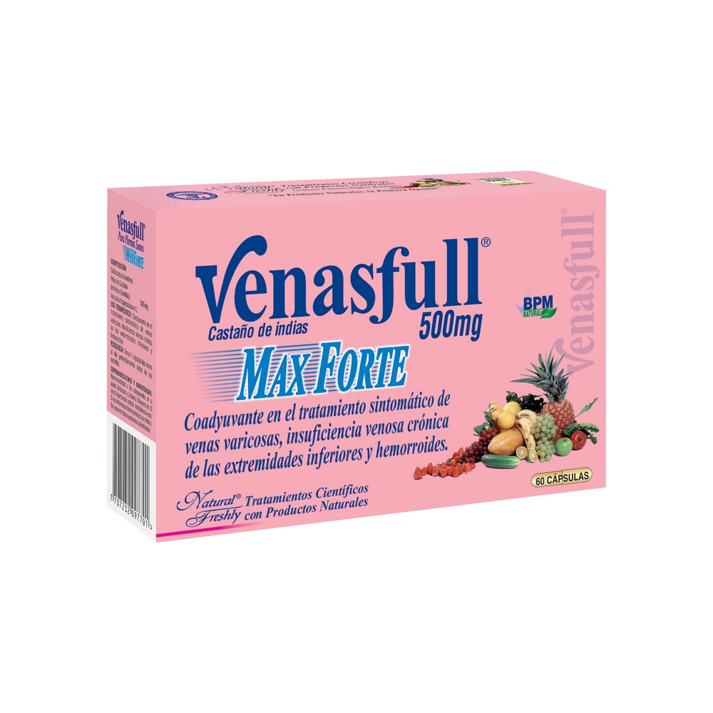 VenasFull Max Forte – 60 cápsulas (Castano de Indias)