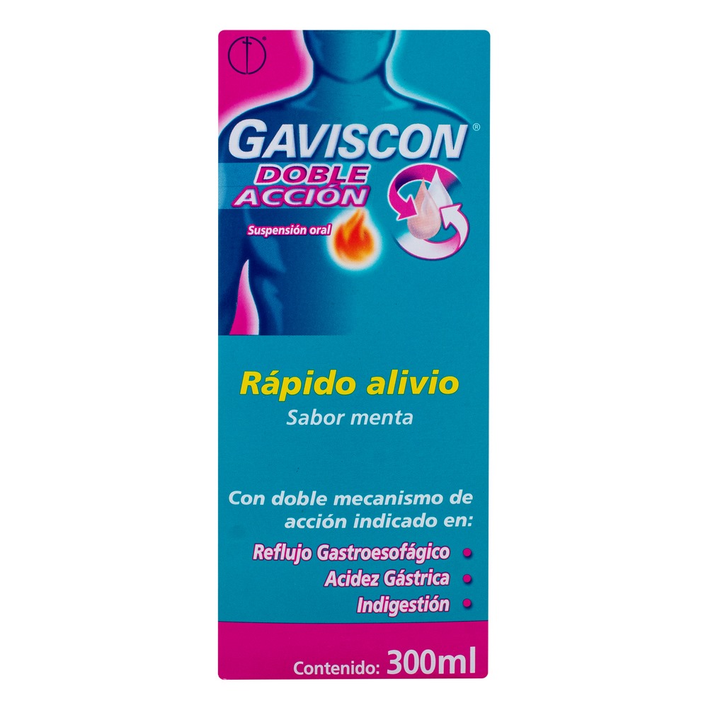 Gaviscon Doble Acción – Suspensión 300 ml