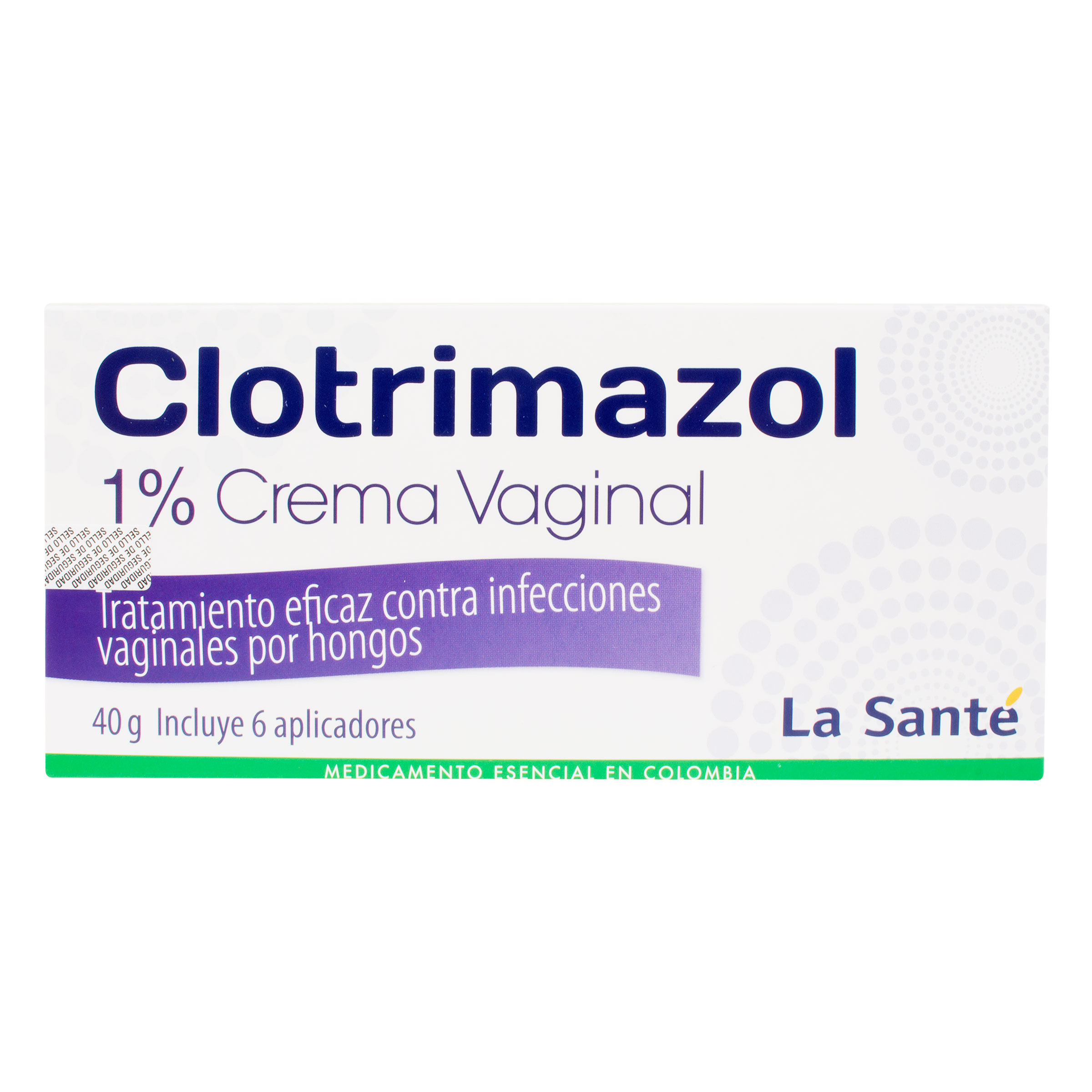 Clotrimazol 1% crema vaginal – 40 g (La Santé)