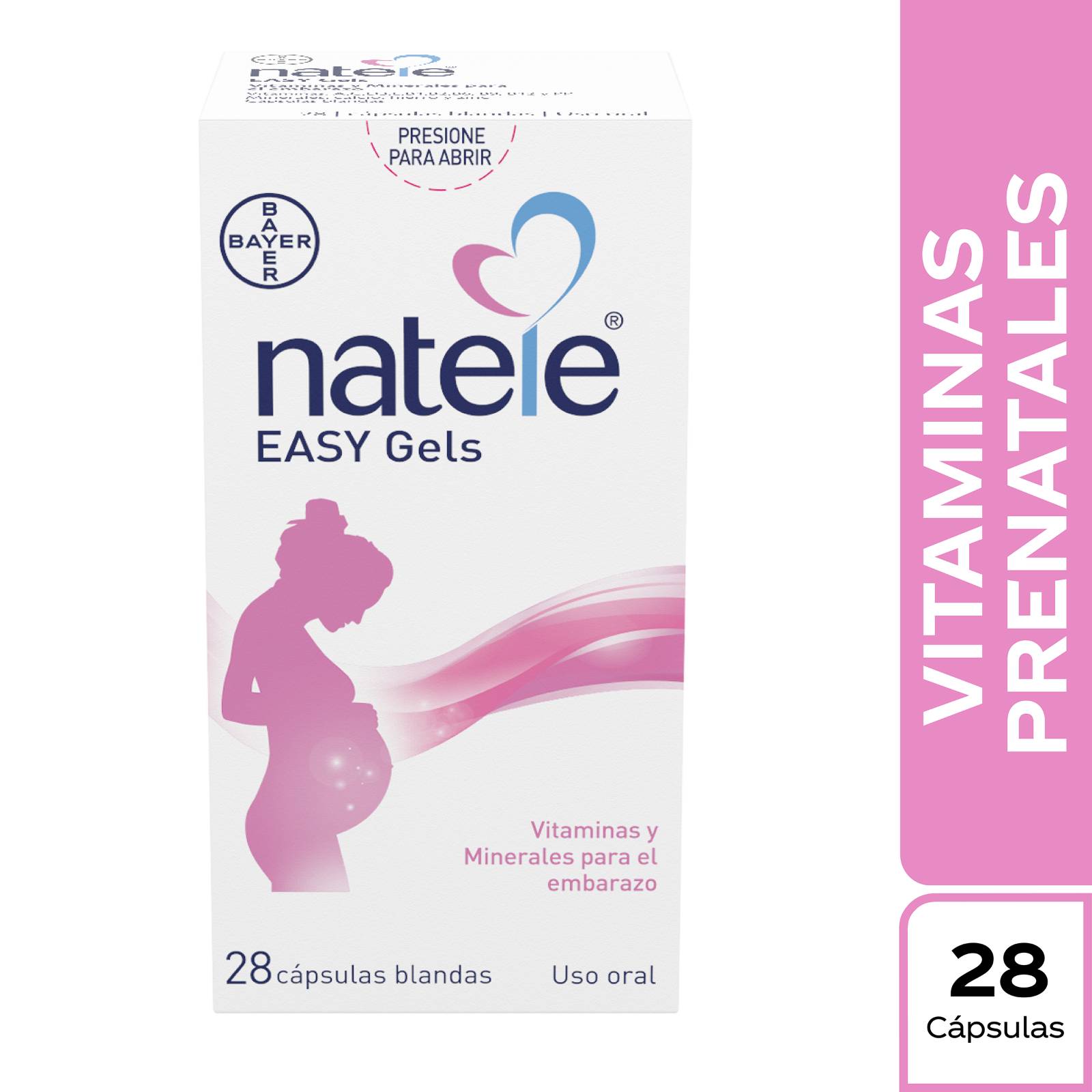 NATELE Easy Gel 28 cápsulas – multivitaminas y otros minerales
