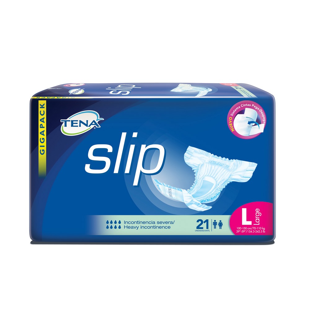 Pañales Slip Ultra talla L, 21 und
