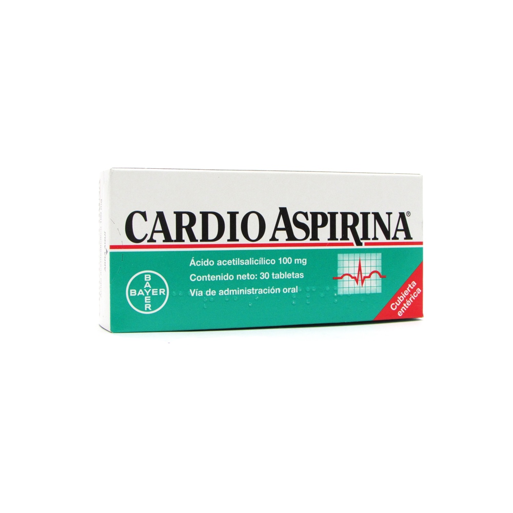 Cardioaspirina 100 mg – 30 tabletas