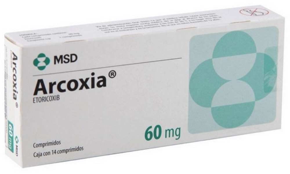 Arcoxia 60 mg, 14 tabletas – Etoricoxib