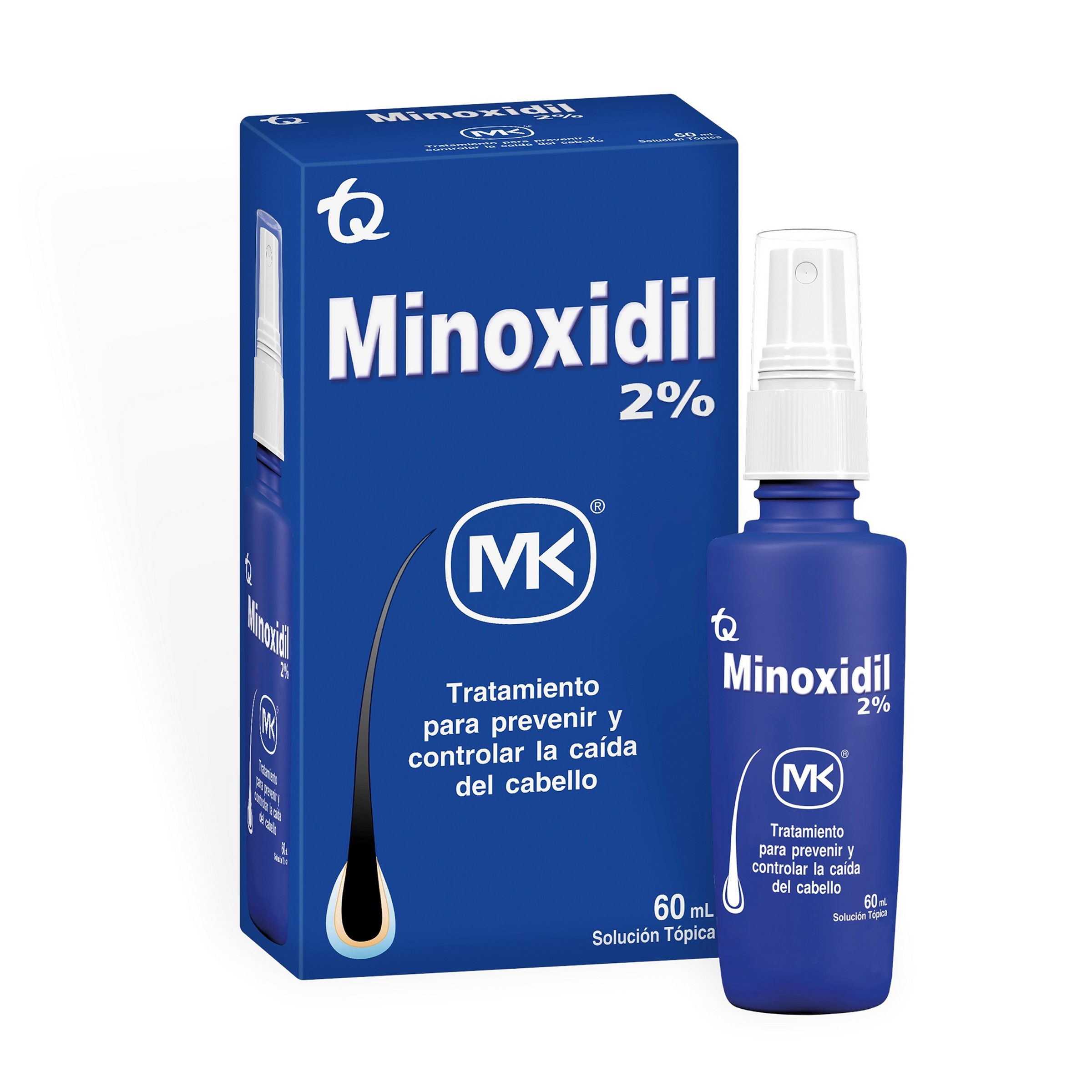Minoxidil 2% Loción 60 ml - TECNOQUIMICAS S.A.