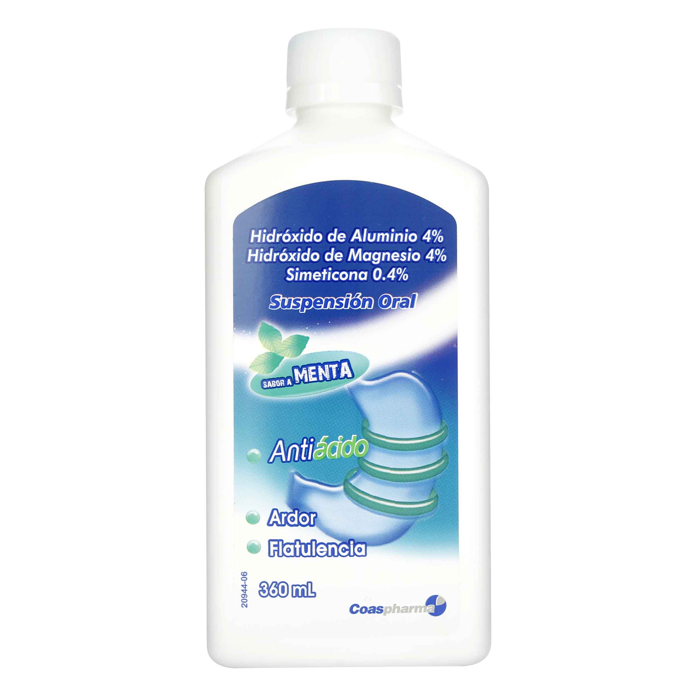 Hidróxido de Aluminio + Hidróxido de Magnesio + Sim 360 ml – COSPHARMA