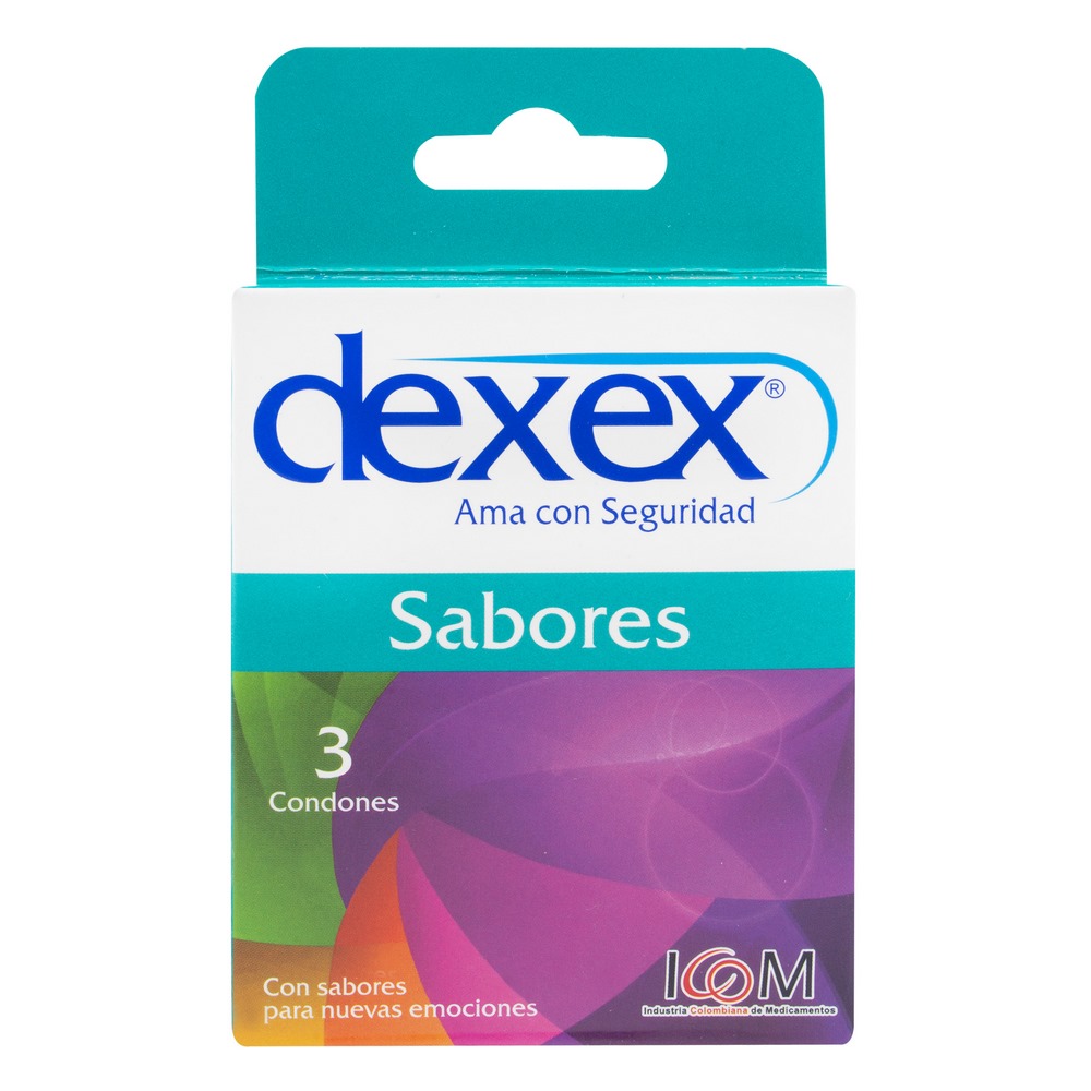 Preservativos DexEx sabores - 3 uds