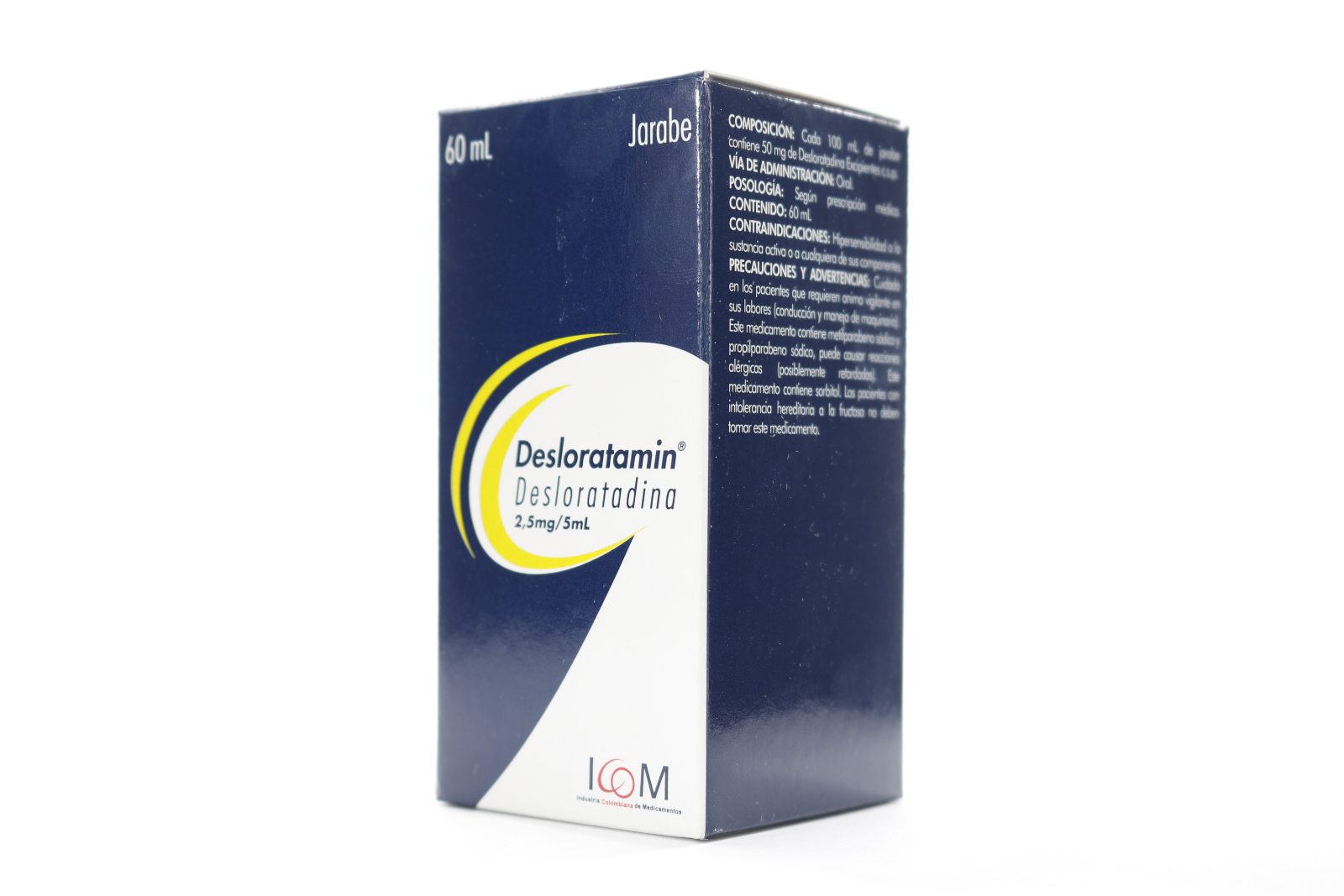 DESLORATAMIN 2.5 mg/5 mL jarabe 60 mL | ICOM
