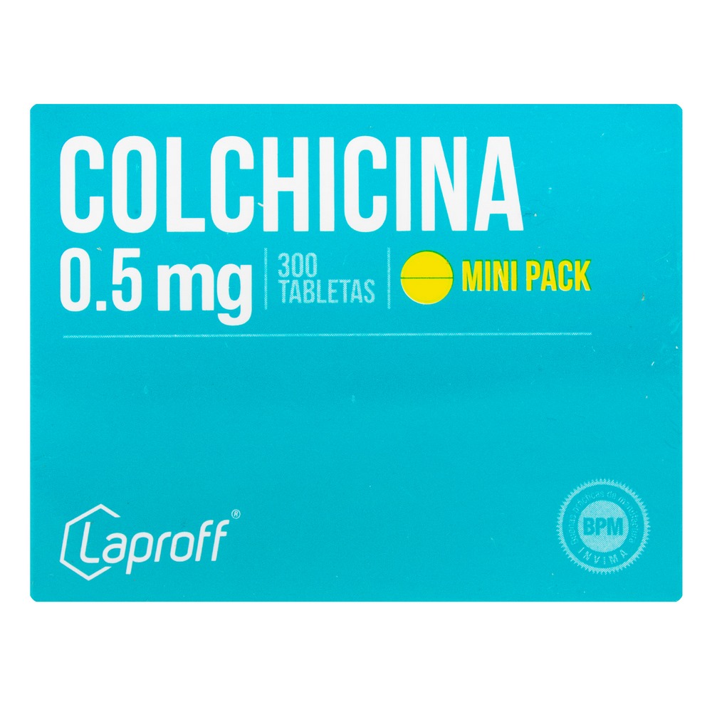 Colchicina 0.5 mg – 300 tabletas LP Colchicina