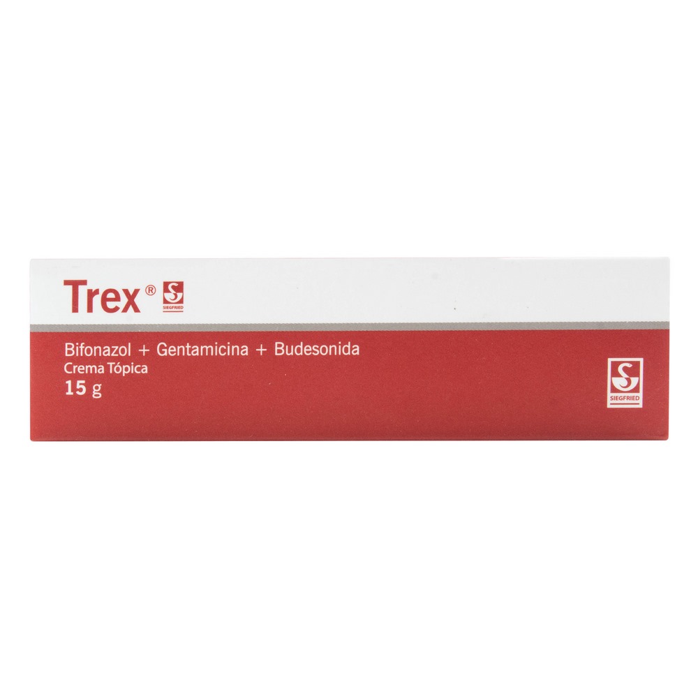 TREX Crema 15 g – Bifonazol, Gentamicina y Budesonida
