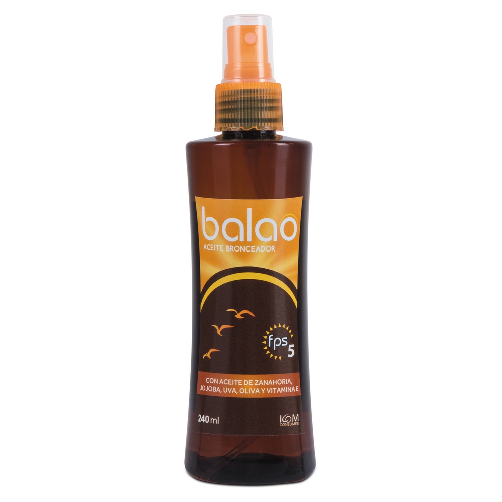 ICOM Aceite Bronceador SPF 5 Spray 240 ml