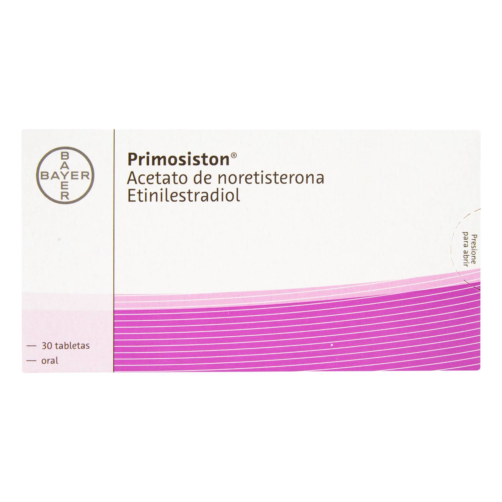 Primosiston – 30 tabletas (NORETISTERONA ACETATO - ETINILESTRADIOL)
