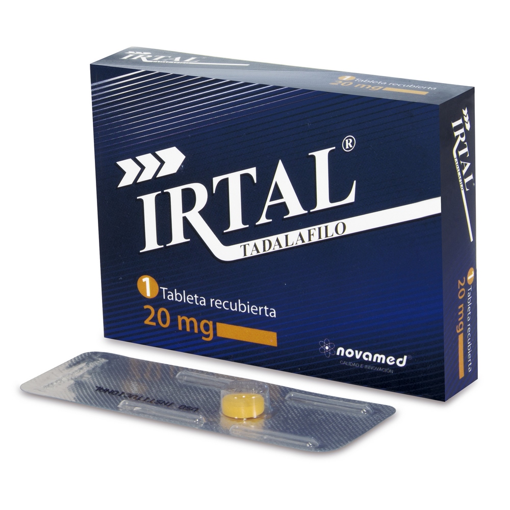 Tadalafilo 20 mg – 1 tableta Irtal (Novamed) – Salud Sexual