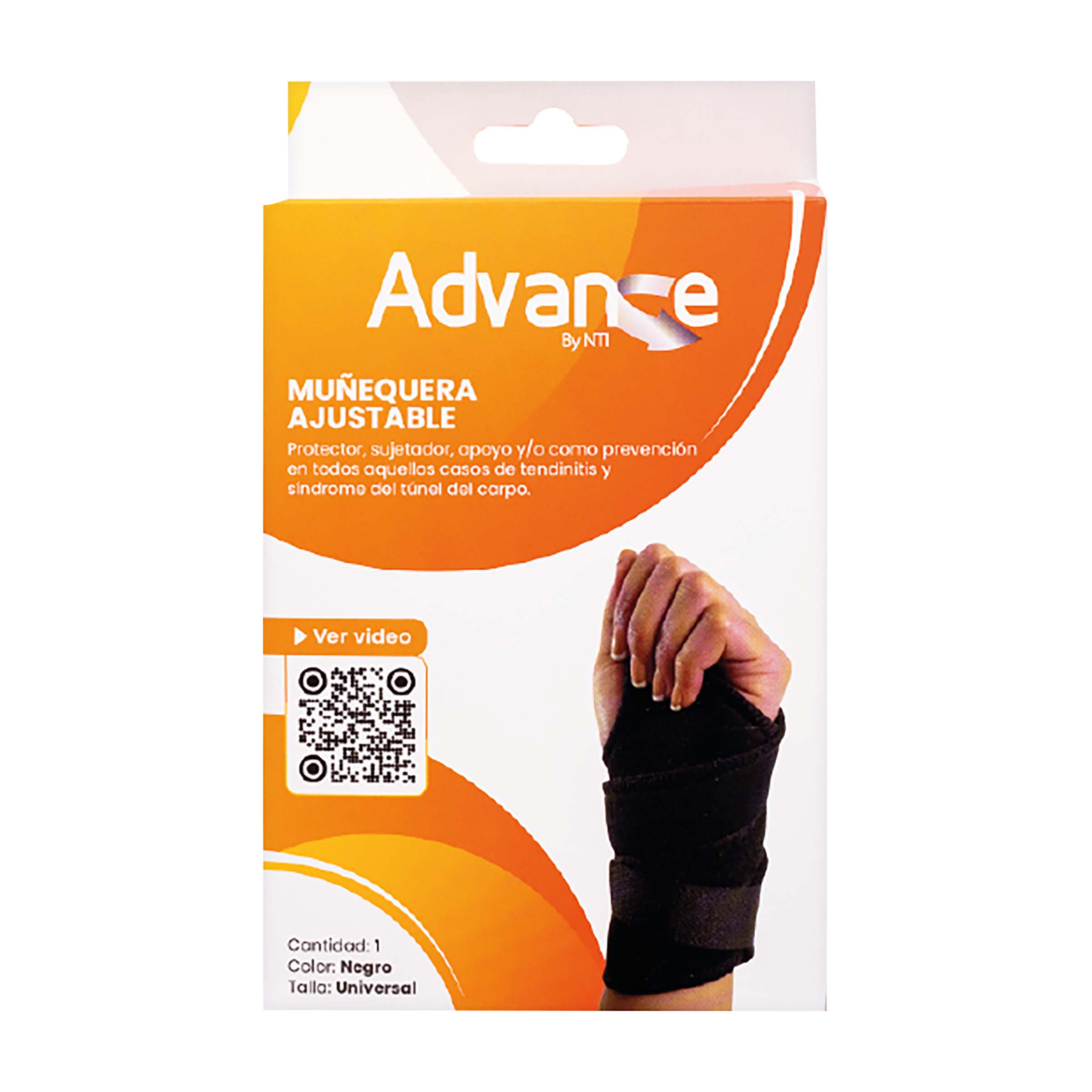Muñequera ortopédica Advance NTI Correctores