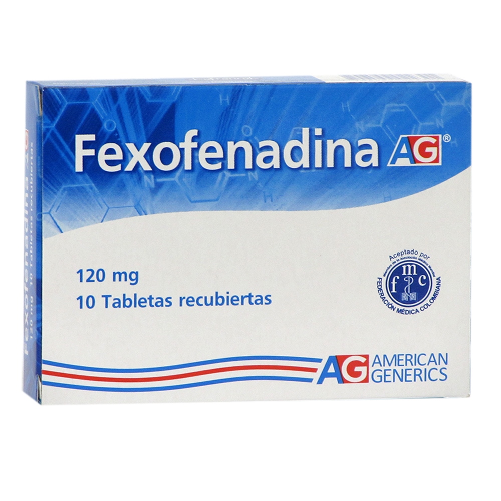Fexofenadina 120 mg – tabletas, 10