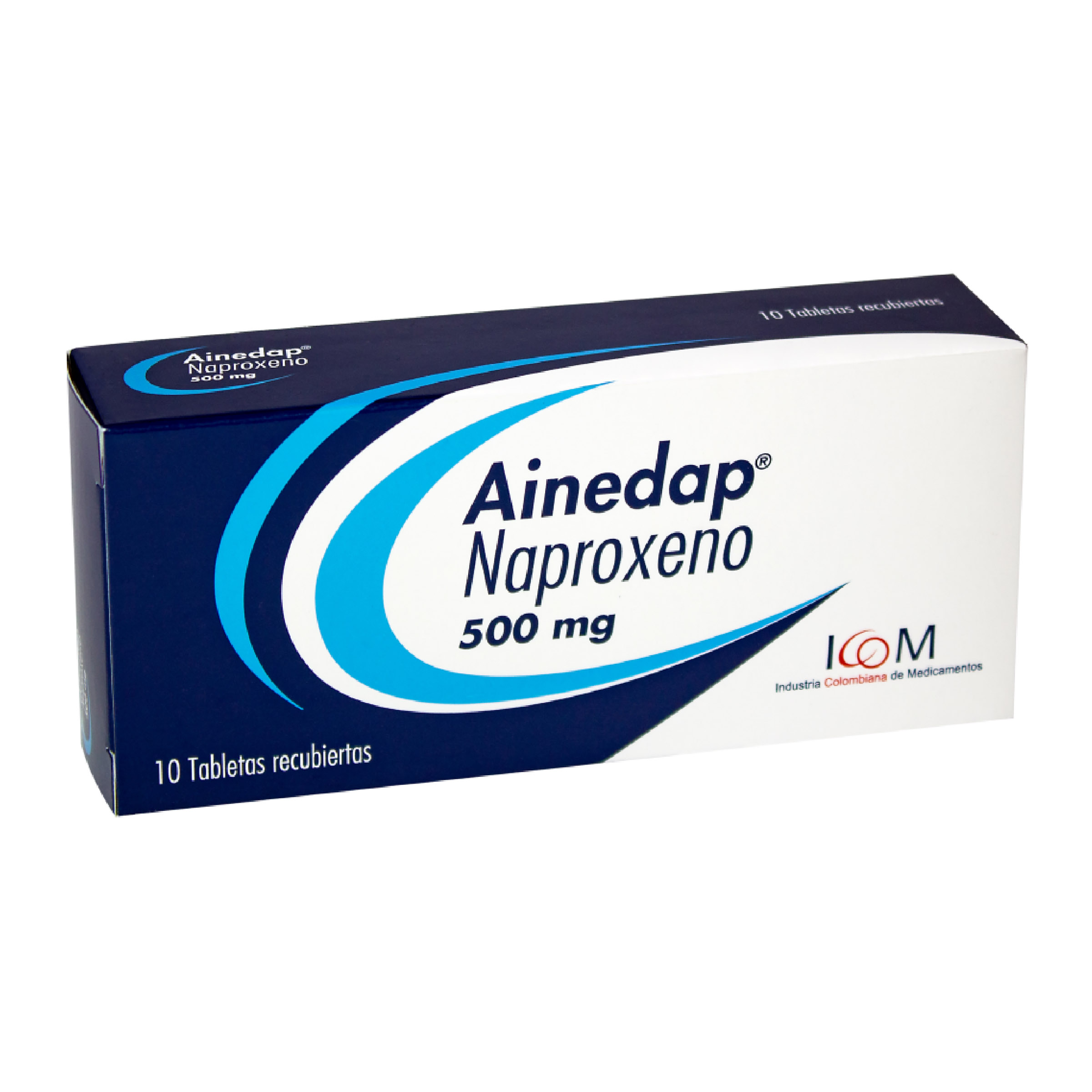 Ainedap Naproxeno 500 mg - 10 tabletas | ICOM