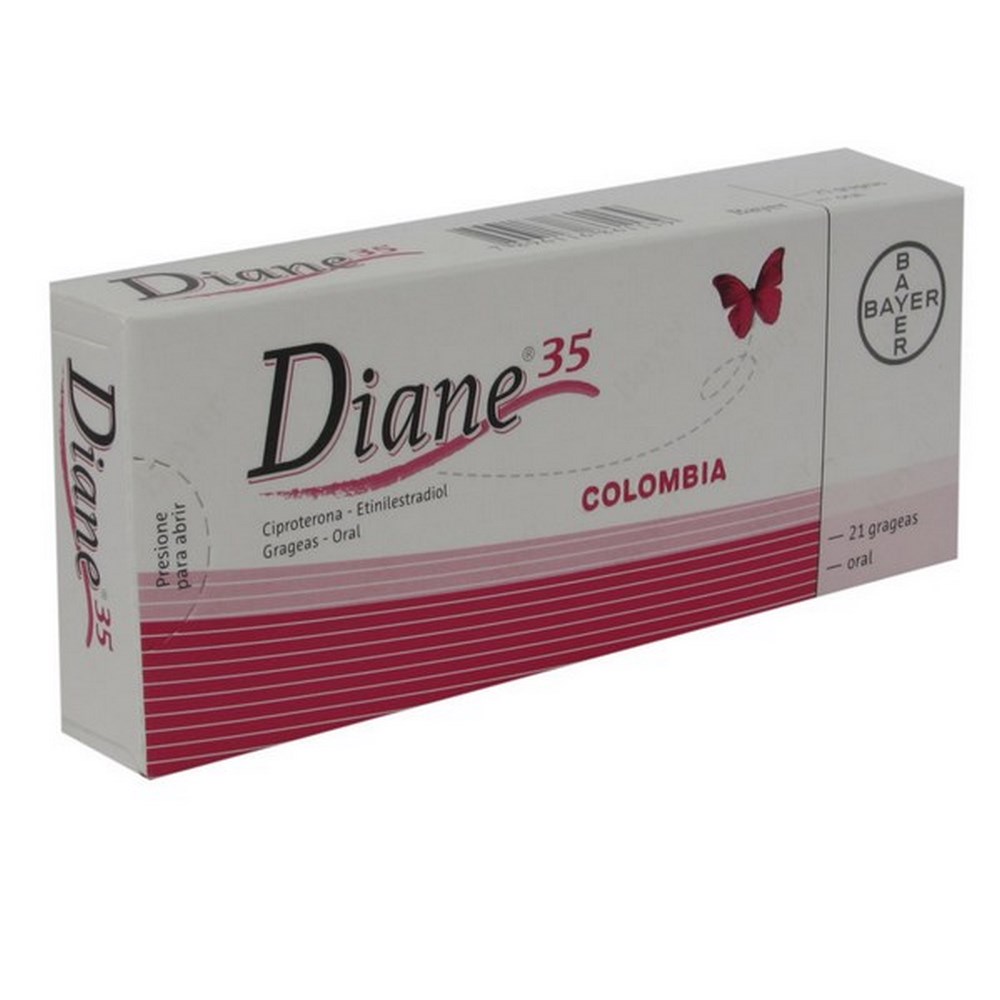 Diane 35 – 21 grageas (ETINILESTRADIOL - CIPROTERONA ACETATO)
