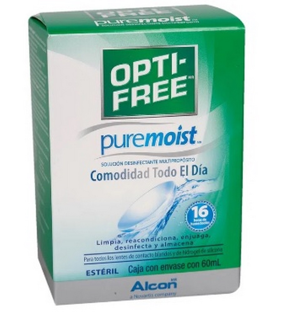 OptiFree Pure Moist 60 ml – Solución para lentes de contacto