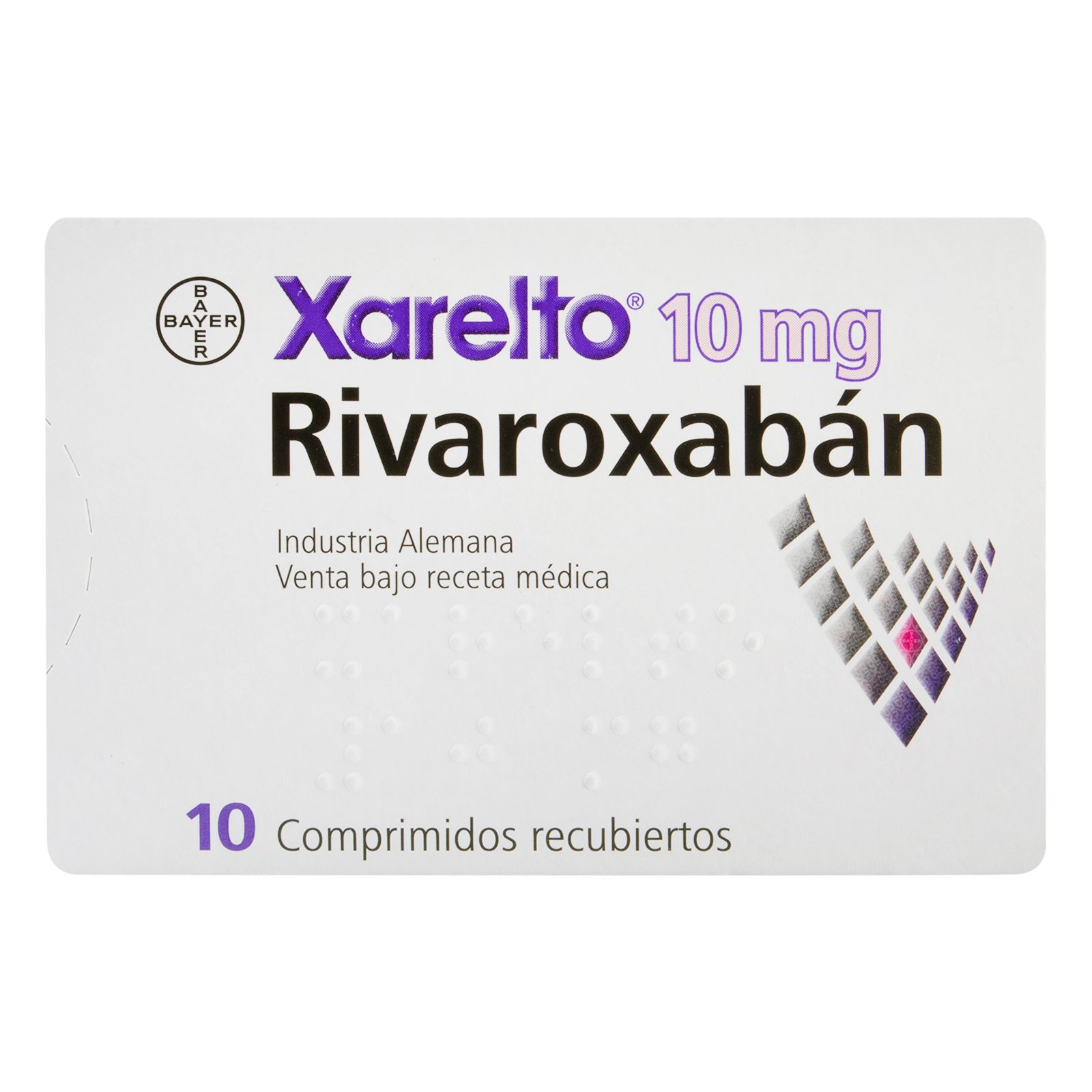 Xarelto 10 mg – Rivaroxabán 10 comprimidos