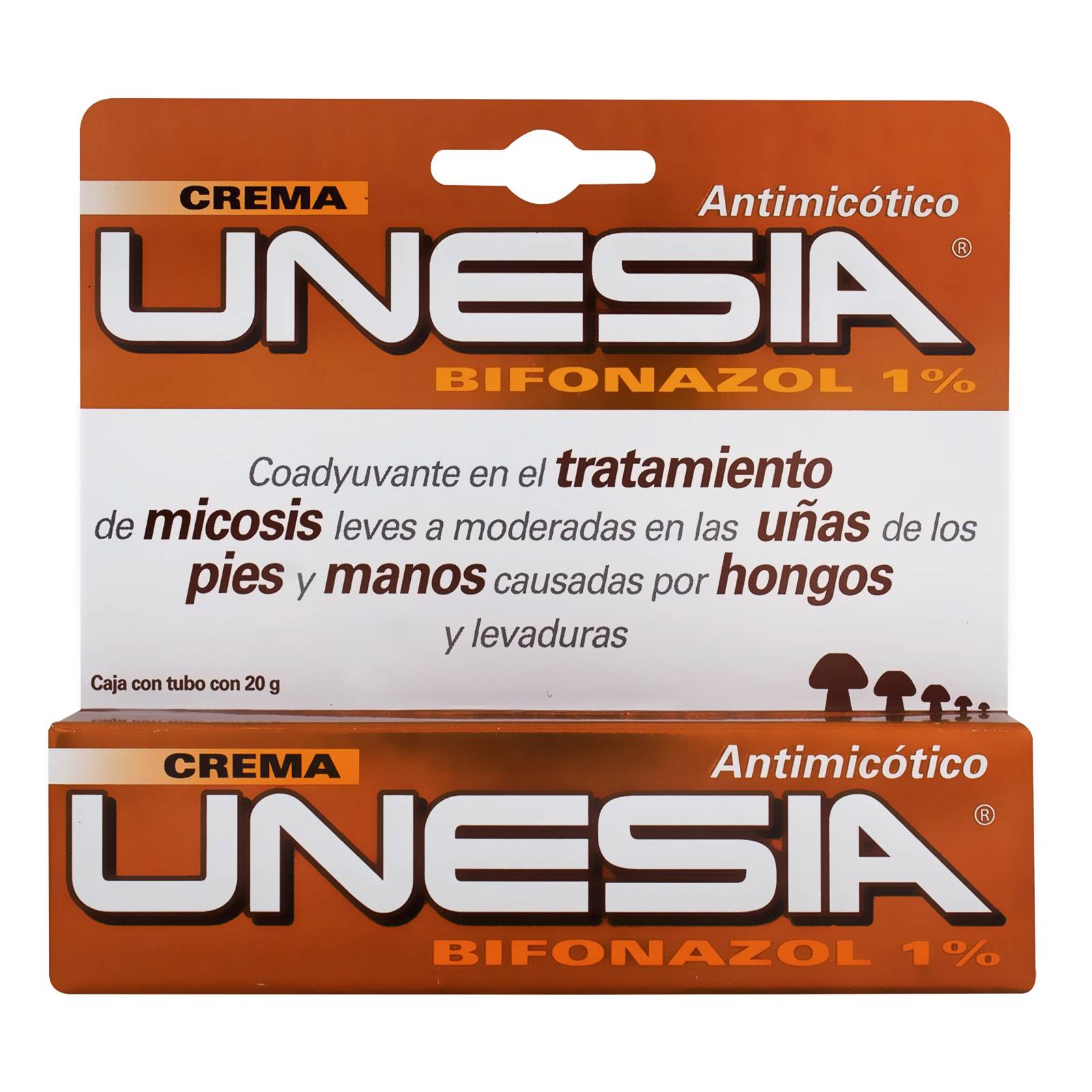 UNESIA crema antimicótica bifonazol 20 g