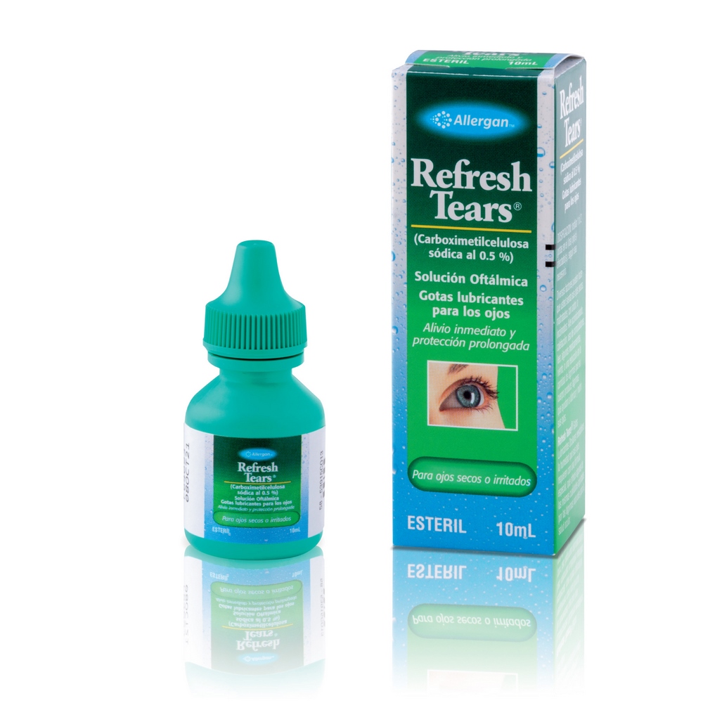 Refresh Tears Gotas 10 ml – Lubricantes oculares (CMC)