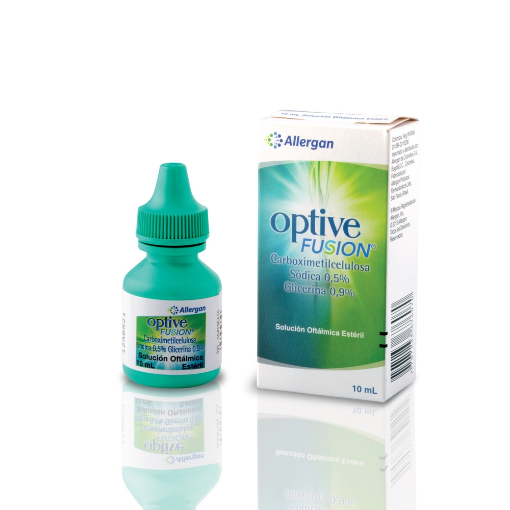 Optive Fusion Solución Oftálmica 10 ml – Carboximetilcelulosa y Glicerina