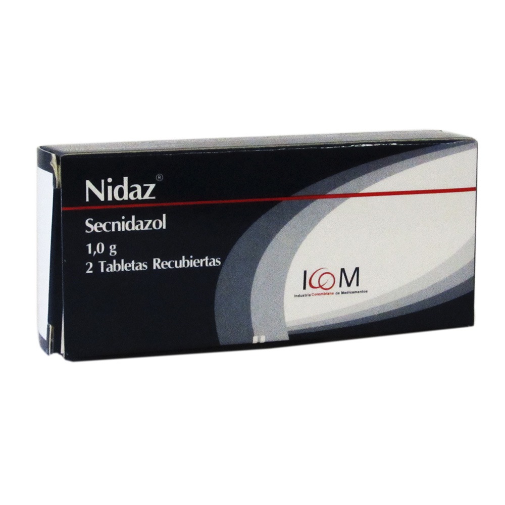 Nidaz 1 g - 2 tabletas ICOM Secnidazol