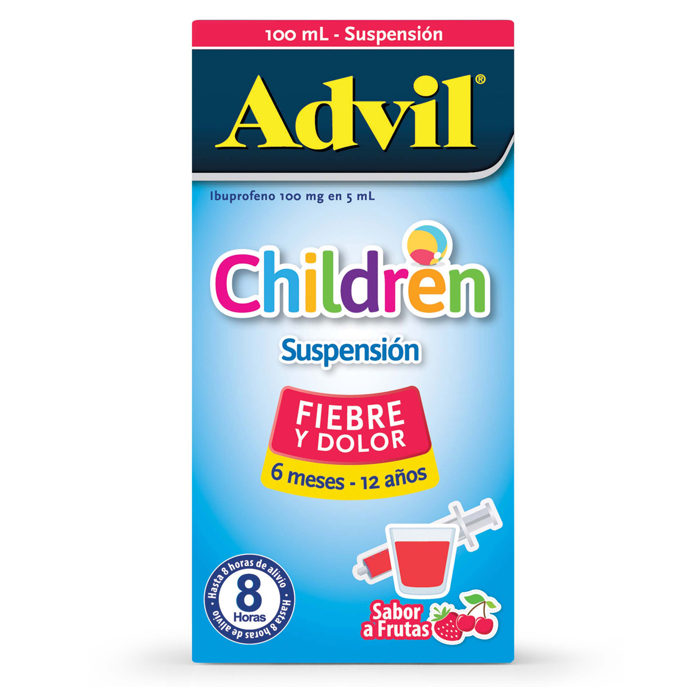 Advil Children Suspensión 100 ml – Ibuprofeno niños