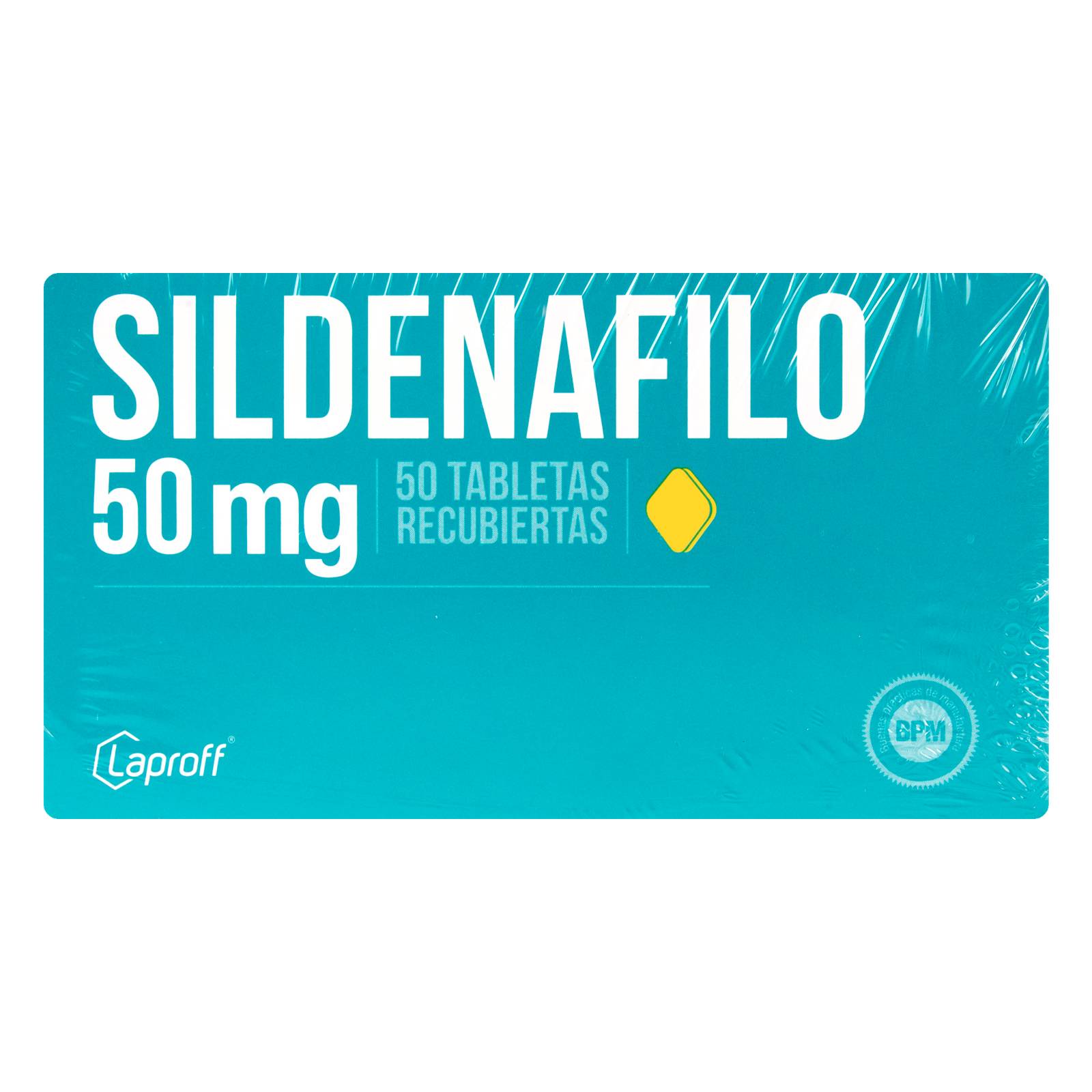 Sildenafil 50 mg - 50 tabletas (LAPROFF)
