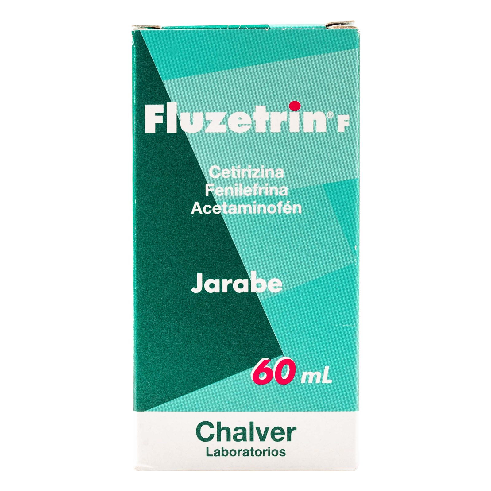 Fluzetrin F Jarabe 60 ml – Acetaminofén, Fenilefrina y Cetirizina