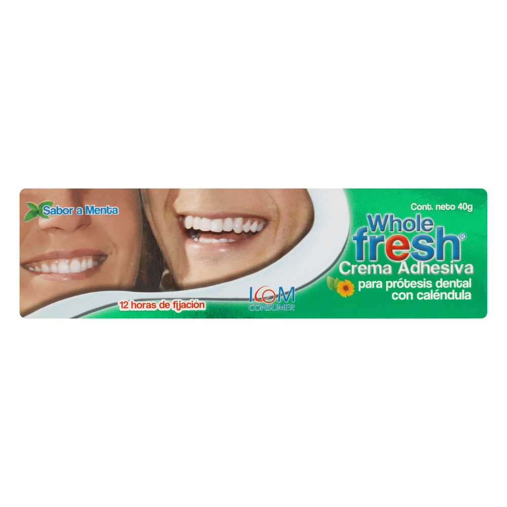 Crema dental Whole Fresh Menta 40 g - ICOM