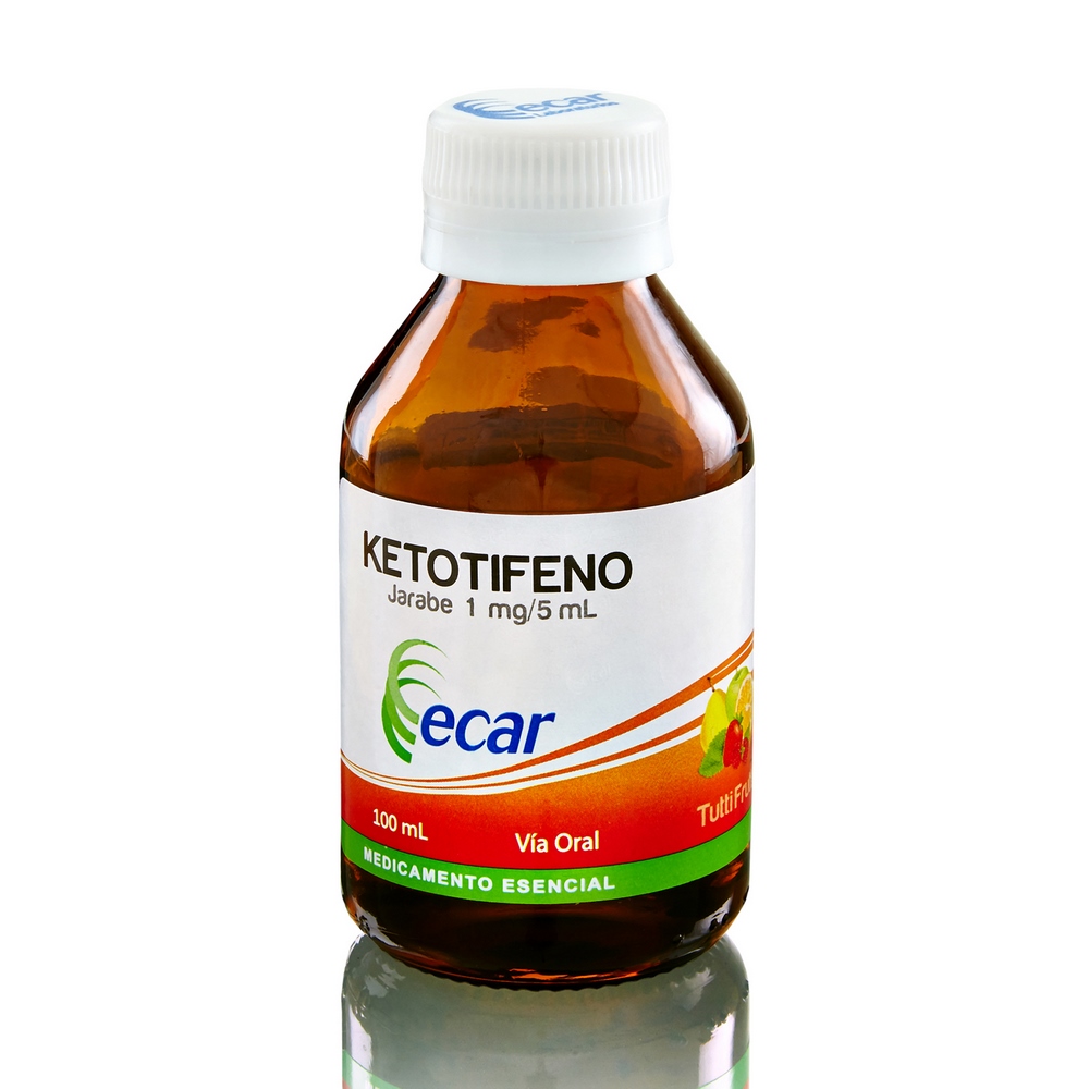 Ketotifen Jarabe 1 mg 100 ml - ECAR LTDA