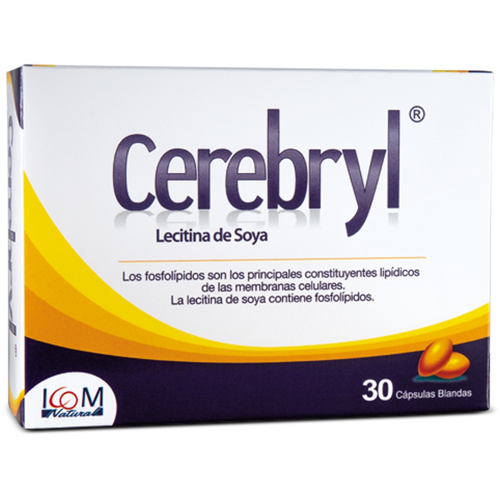 Cerebryl 1200 mg - 30 cápsulas | ICOM