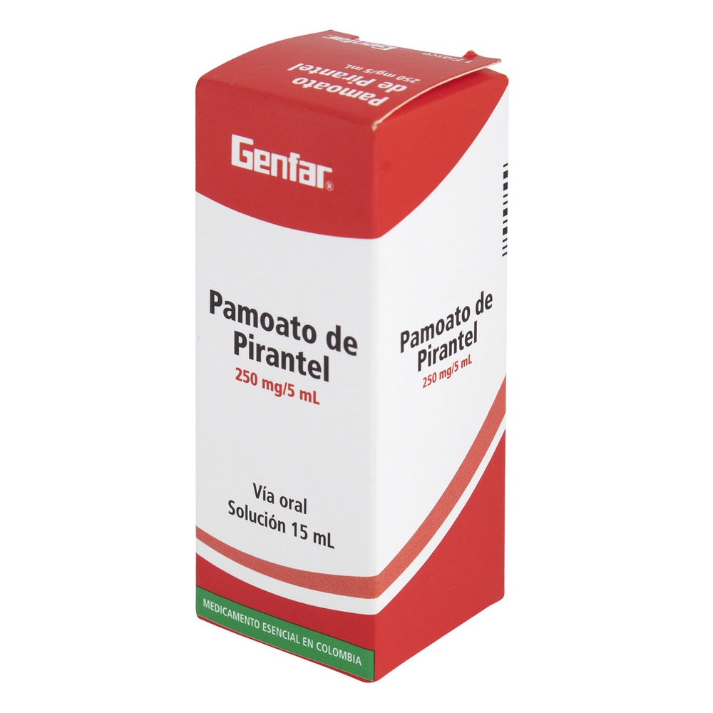 Pamoato de Pirantel – suspensión 15 ml | Genfar