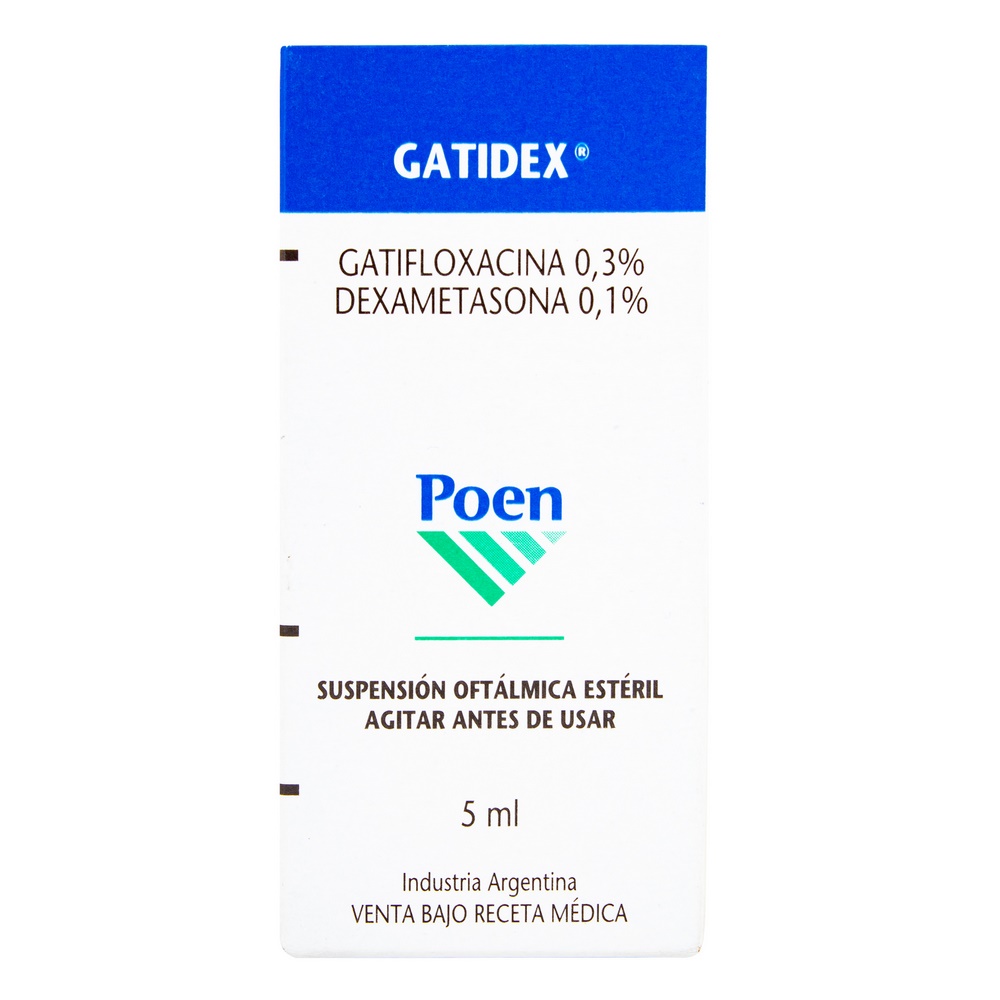 Gatidex – Suspensión oftálmica 5 ml (dexa + gatifloxacina)