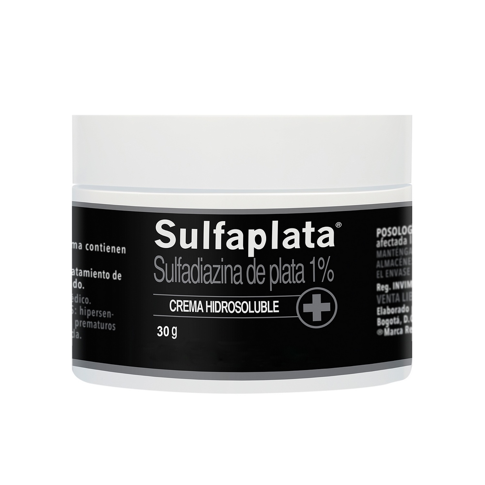 Sulfaplata 1% Crema 30 g – Sulfadazina de Plata