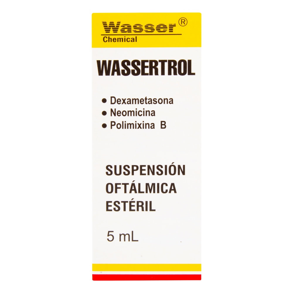 Wassertrol gotas oftálmicas 5 ml – neomicina, dexametasona