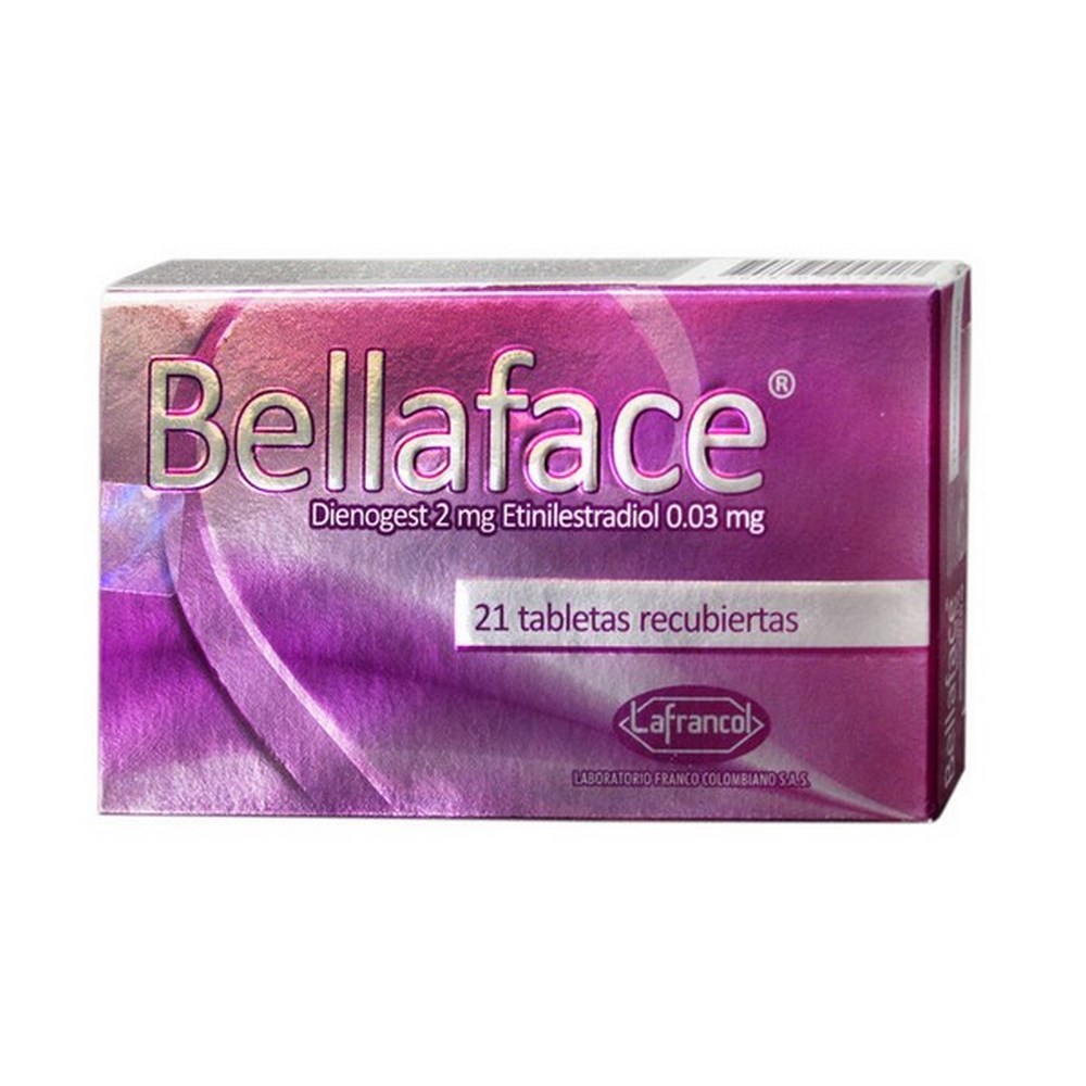 Bellaface 21 comprimidos – Dienogest/Etinilestradiol
