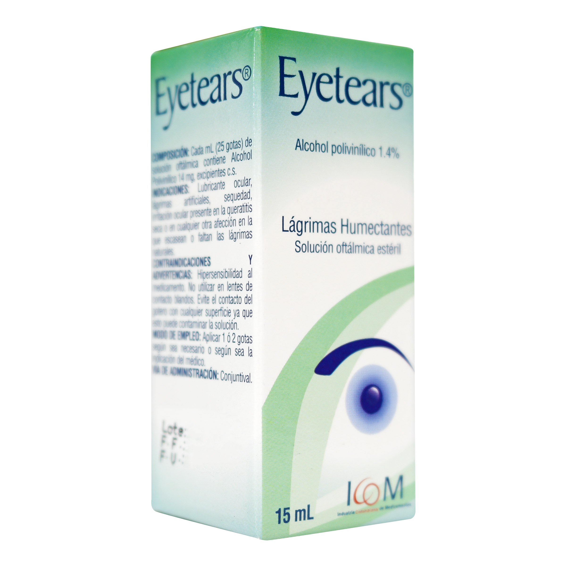 EyeTears 1.4% Gotas Oftálmicas - 15 ml | ICOM