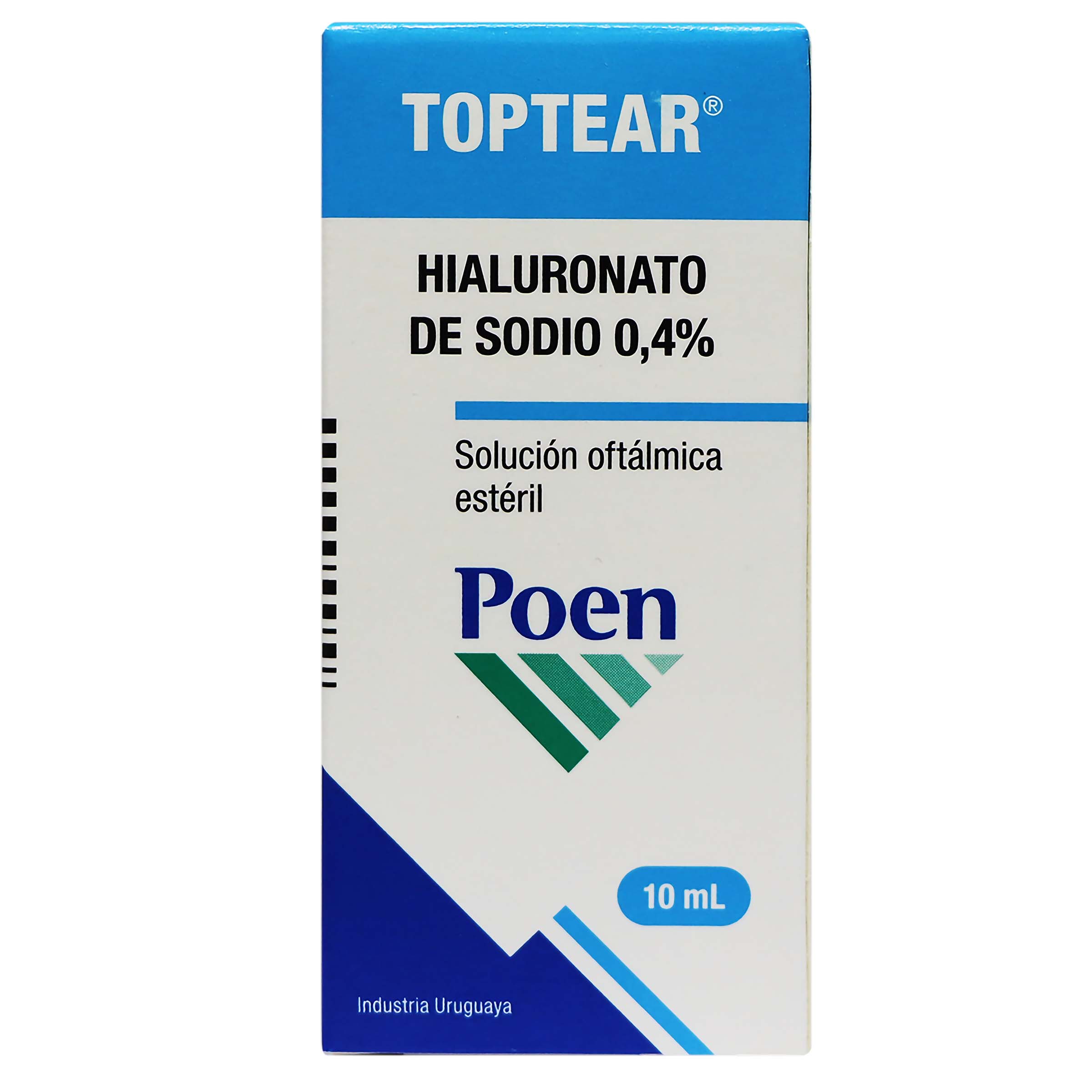 TOPTEAR 0.4% Gotas 10 ml Hialuronato de Sodio