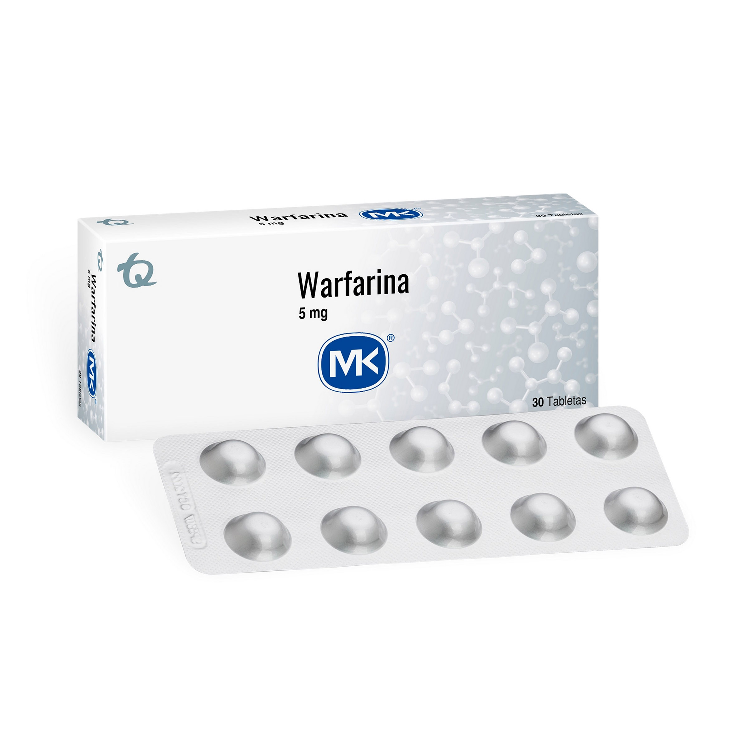 Warfarina 5 mg – 30 tabletas