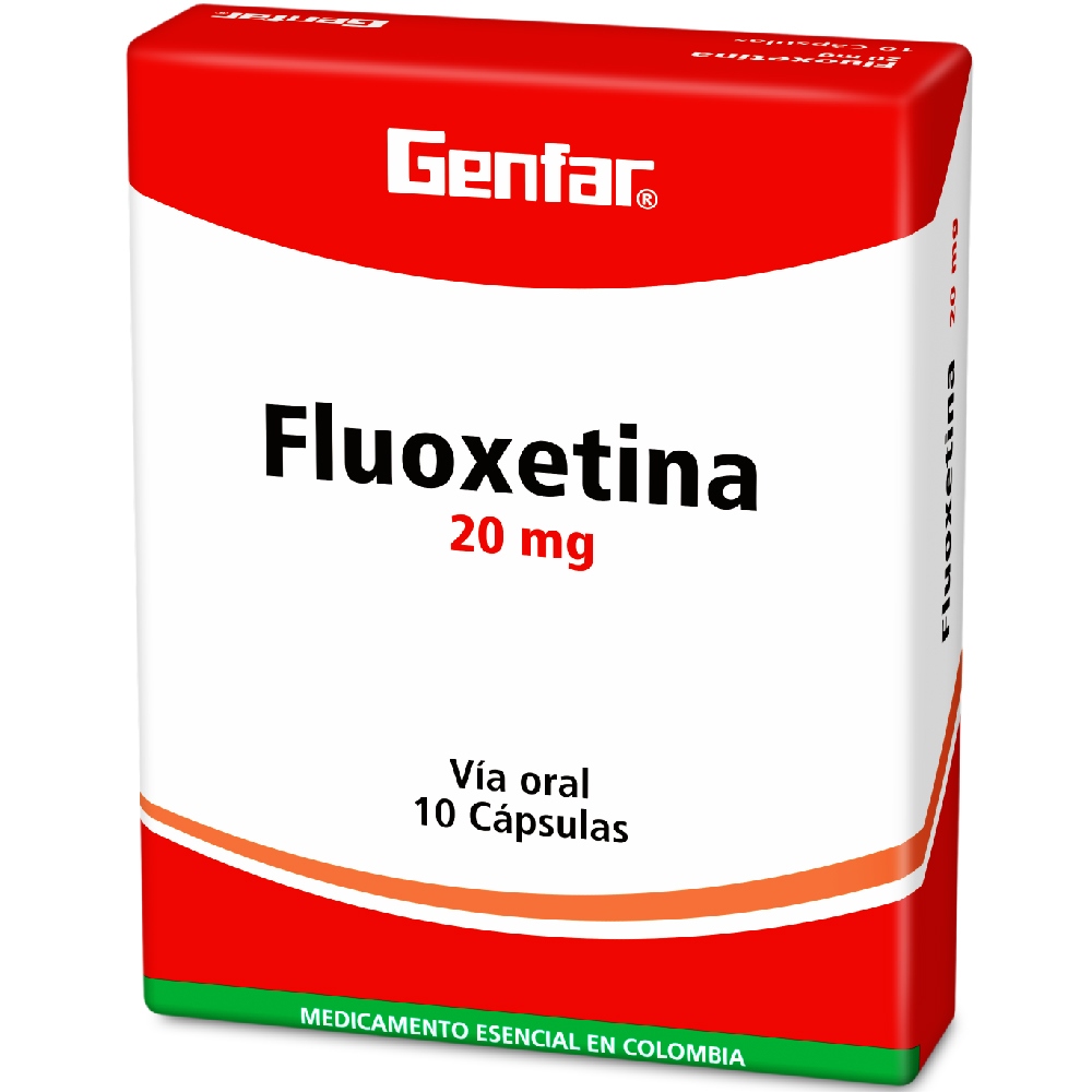 Fluoxetina 20 mg – 10 cápsulas (GENFAR S.A.)