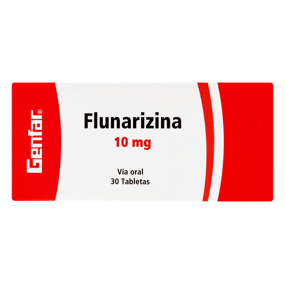 Flunarizina 10 mg – 30 tabletas GF