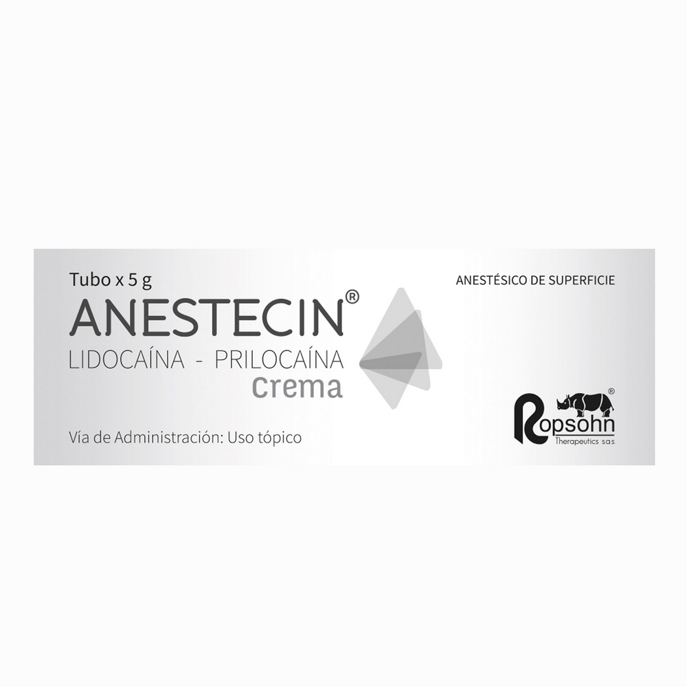 ANESTECIN Crema 5 g – lidocaína y prilocaína