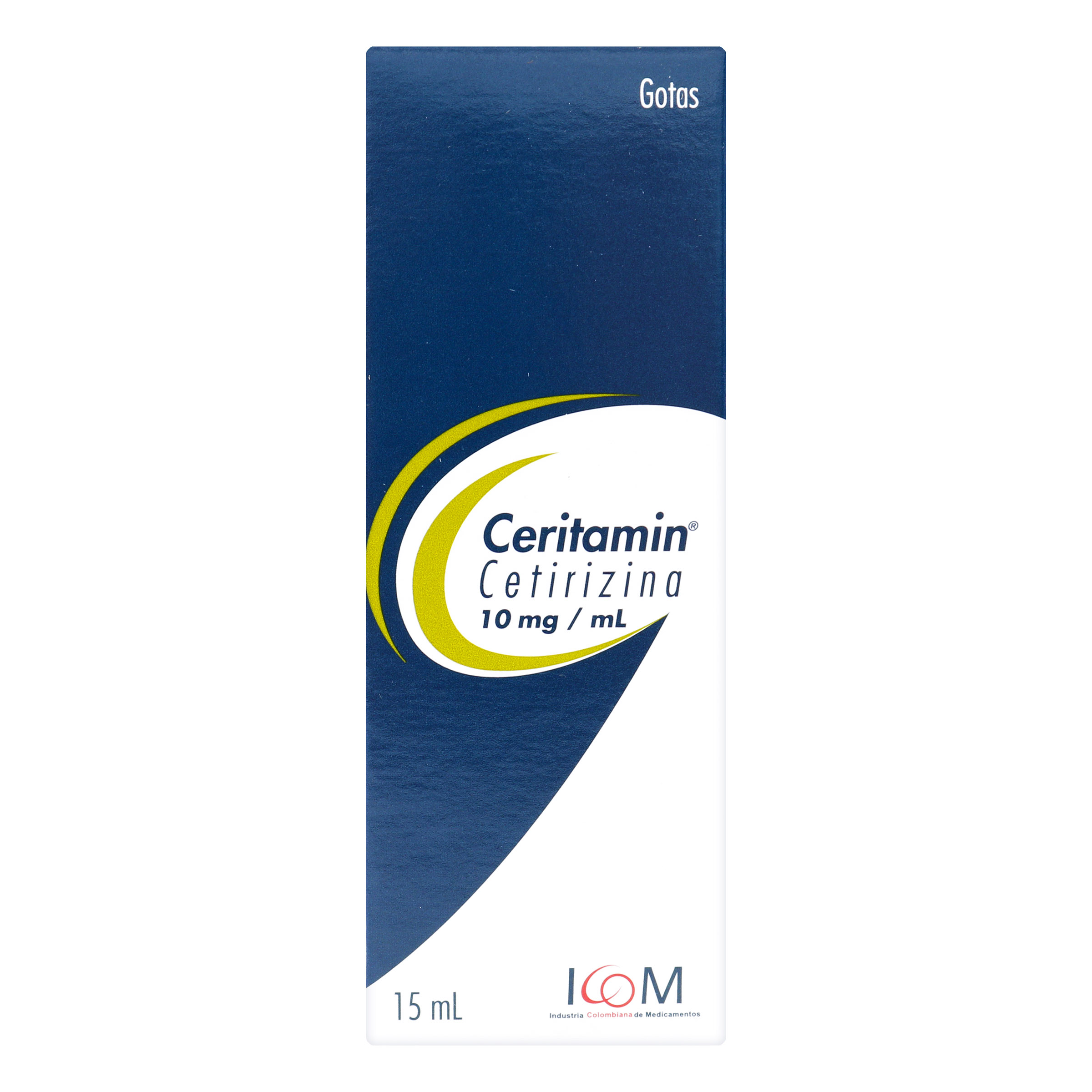 Cetirizina ICOM Gotas 10 mg/mL 15 mL