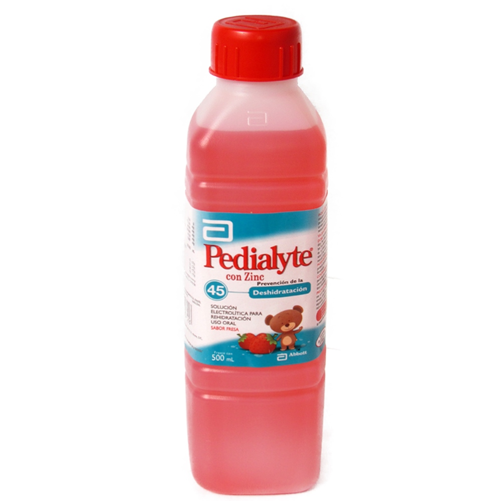 Pedialyte con Zinc 500 ml sabor fresa