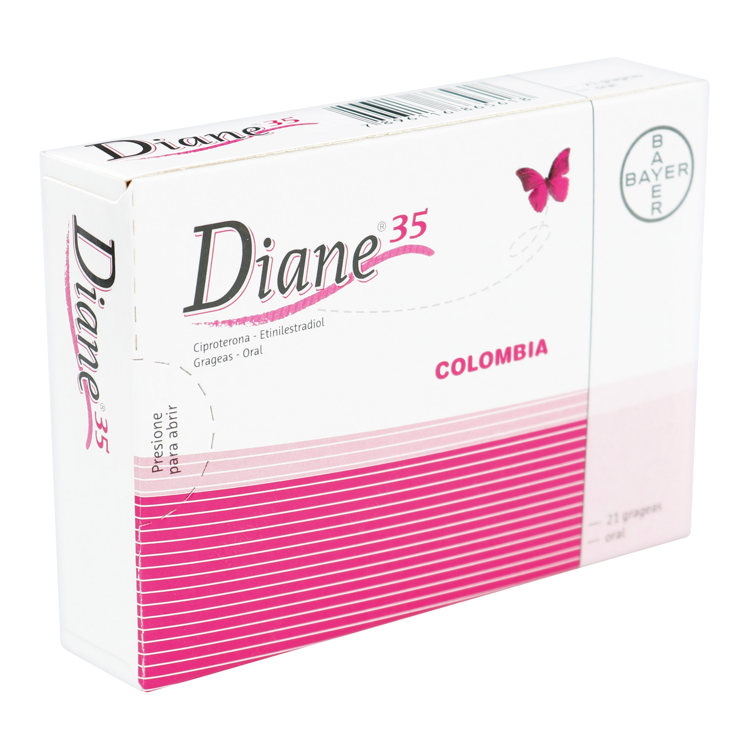 Diane 35 – 21 grageas (ETINILESTRADIOL - CIPROTERONA ACETATO)
