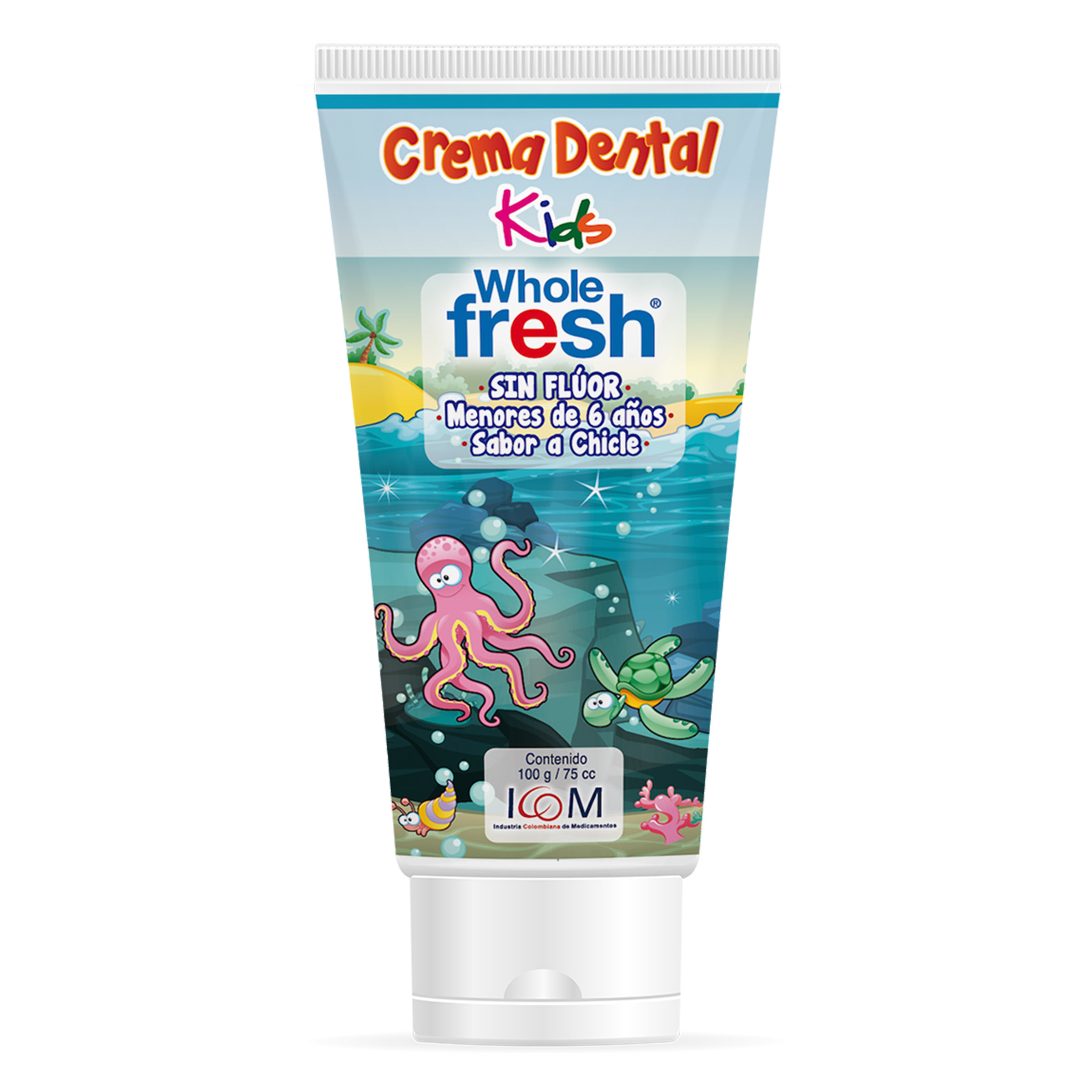 Crema Dental Infantil ICOM S.FLUOR Whole Fresh 100 g