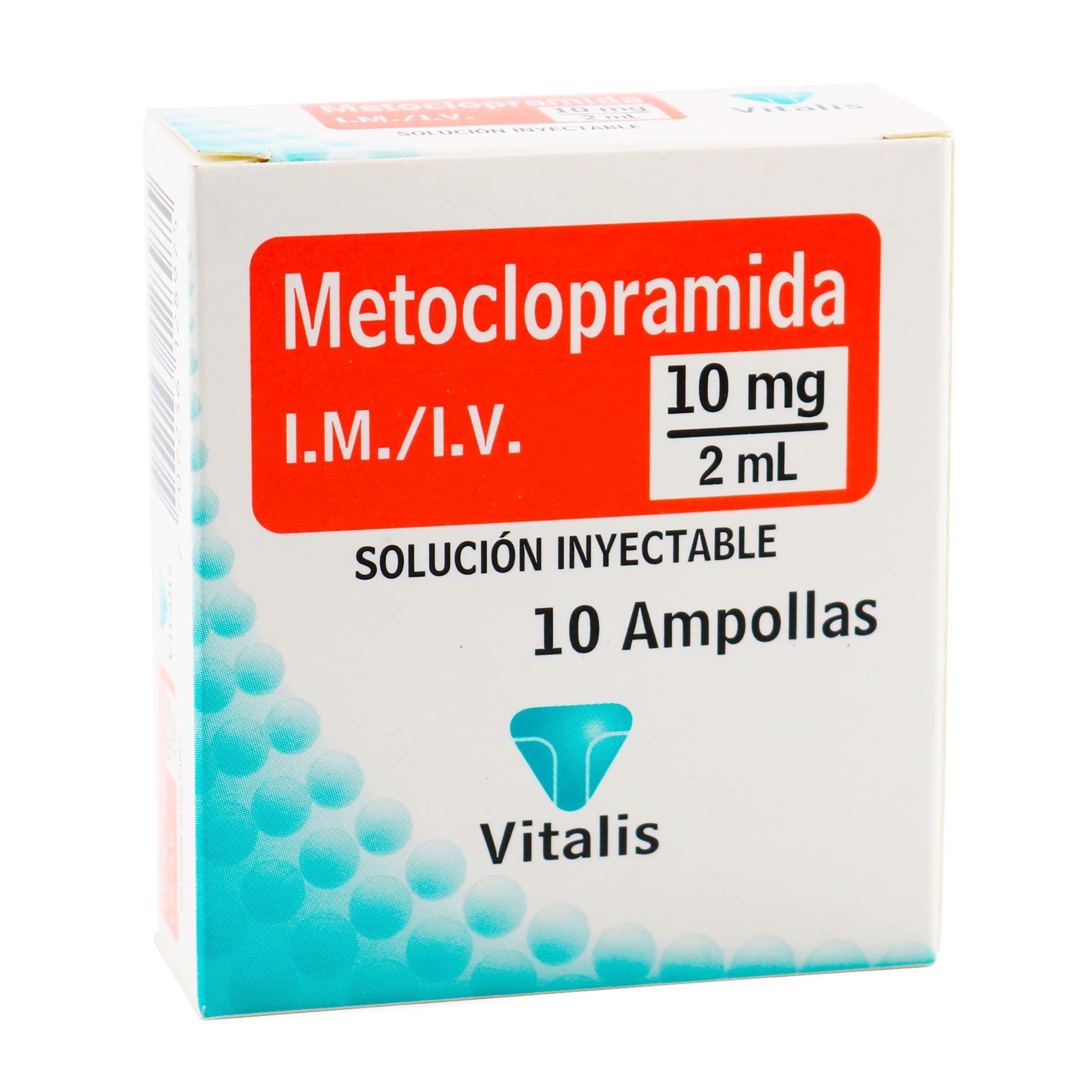 Metoclopramida 10 mg/2 ml – 10 ampollas | Vitalis
