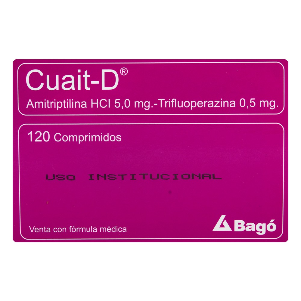 CUAIT D – 120 tabletas (Amitriptilina y Trifluoperazina)